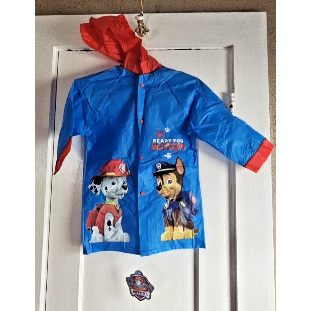 NWT Nickelodeon Pay Patrol blue rain jeacket‎ Kid Sz M